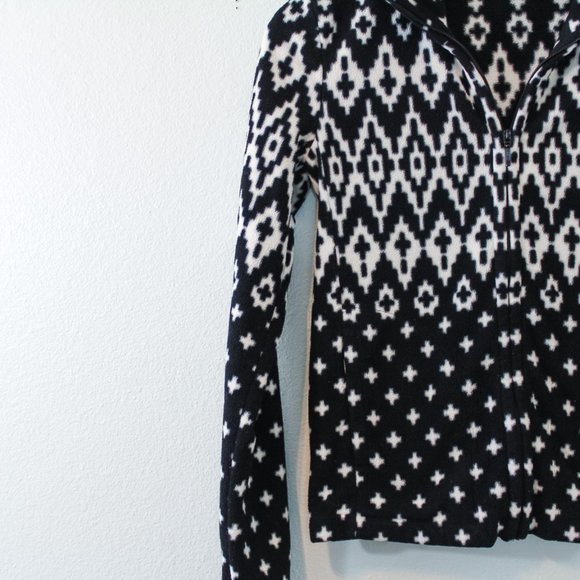 UNIQLO Printed Fleece Full-Zip Jacket XS - Picture 3 of 4